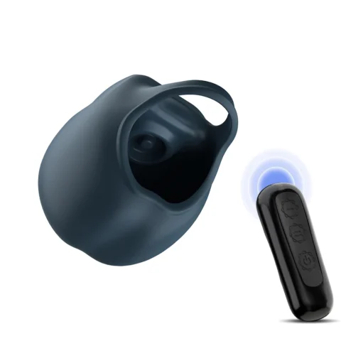 Anillo vibrador para el pene masajeador testicular con control remoto.